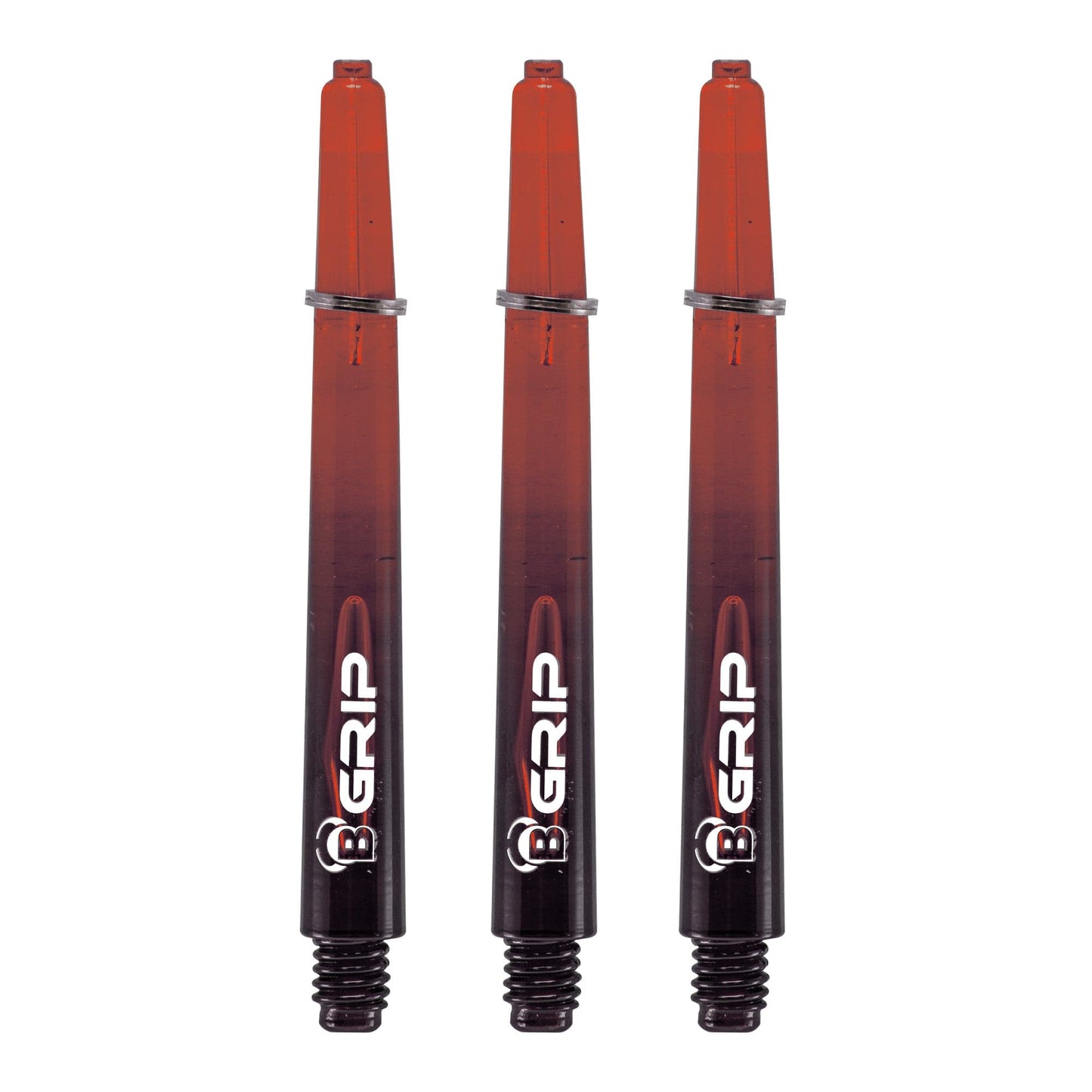 BULL'S B-Grip TT Shaft - Polycarbonate - Black & Red Medium