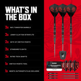 Red Dragon Jonny Clayton Darts - Steel Tip - 90% Tungsten - Ultra 22g