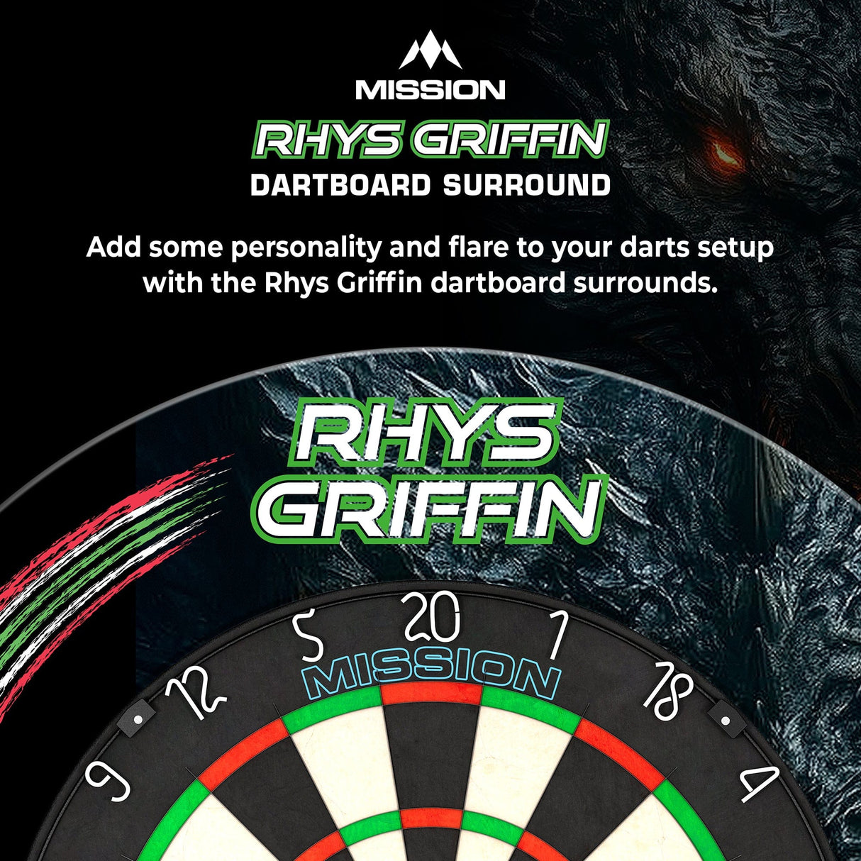 Mission Darts Players- Surround - Rhys Griffin