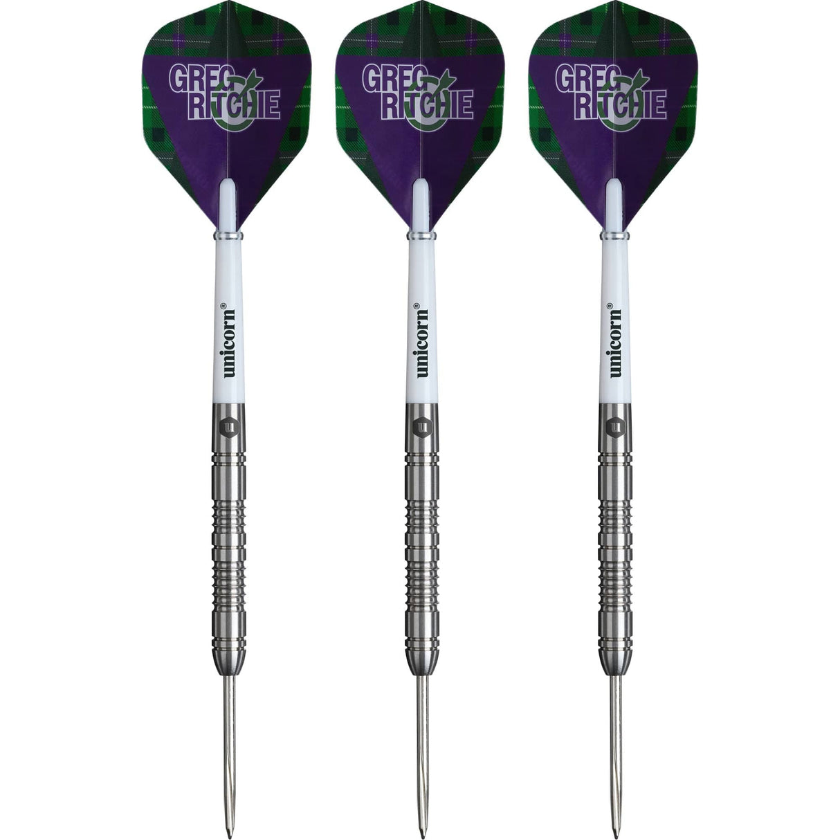 Unicorn Contender Darts - Steel Tip - 95% Tungsten - Greg Ritchie 23g