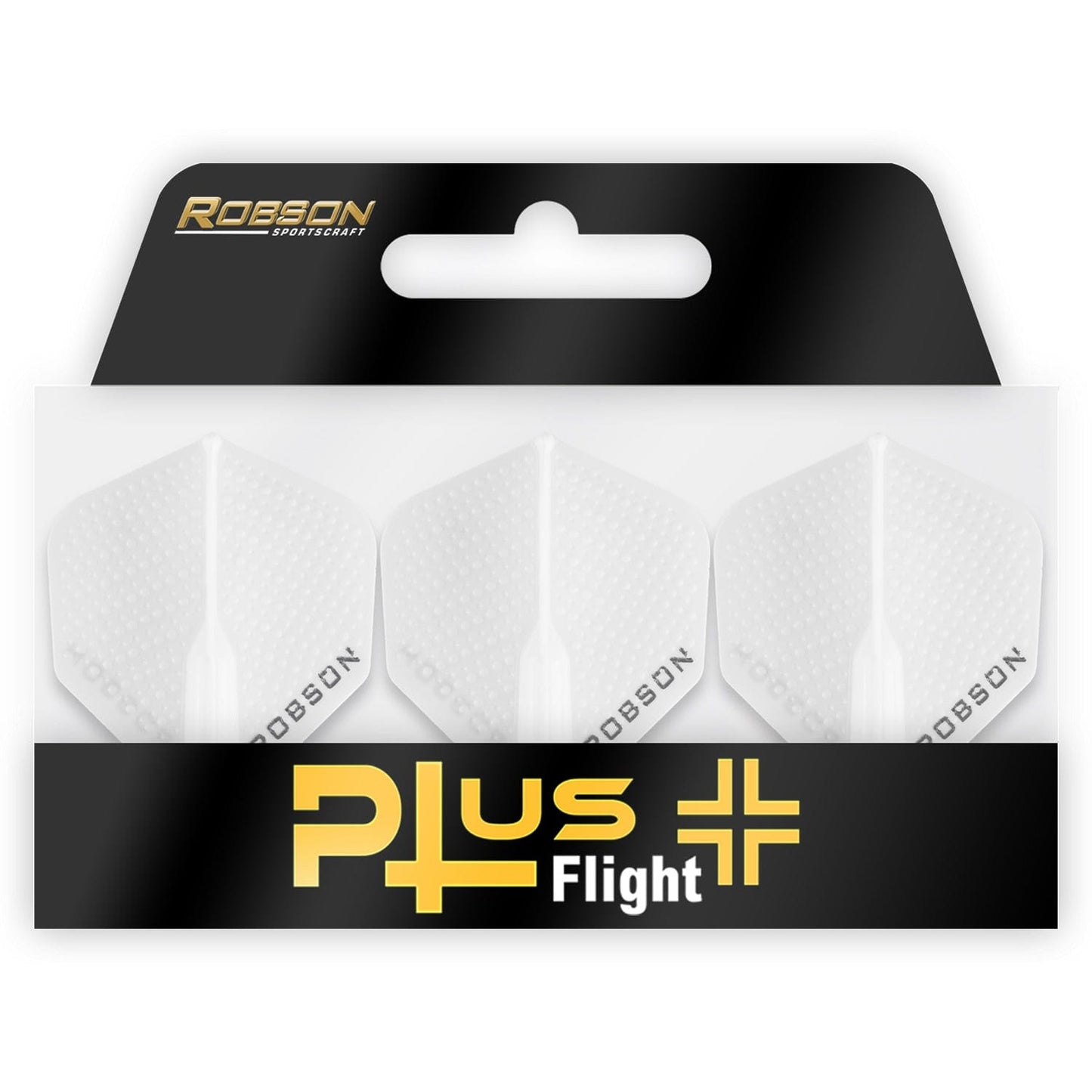 Robson Plus Dart Flights - for all shafts - Std No2 - Dimpled