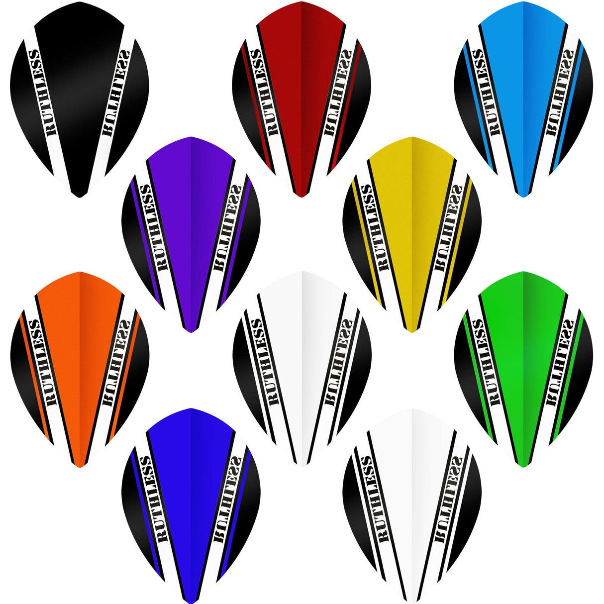 *Ruthless - V100 Pro - Dart Flights - 100 Micron - Pear