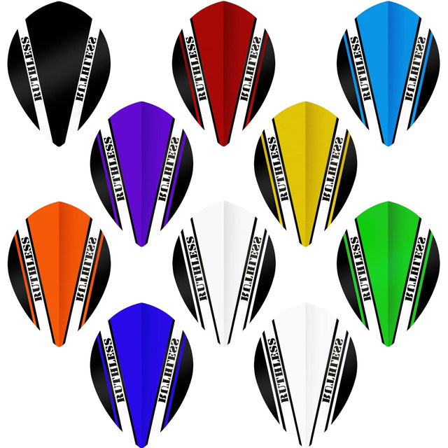 *Ruthless - V100 Pro - Dart Flights - 100 Micron - Pear