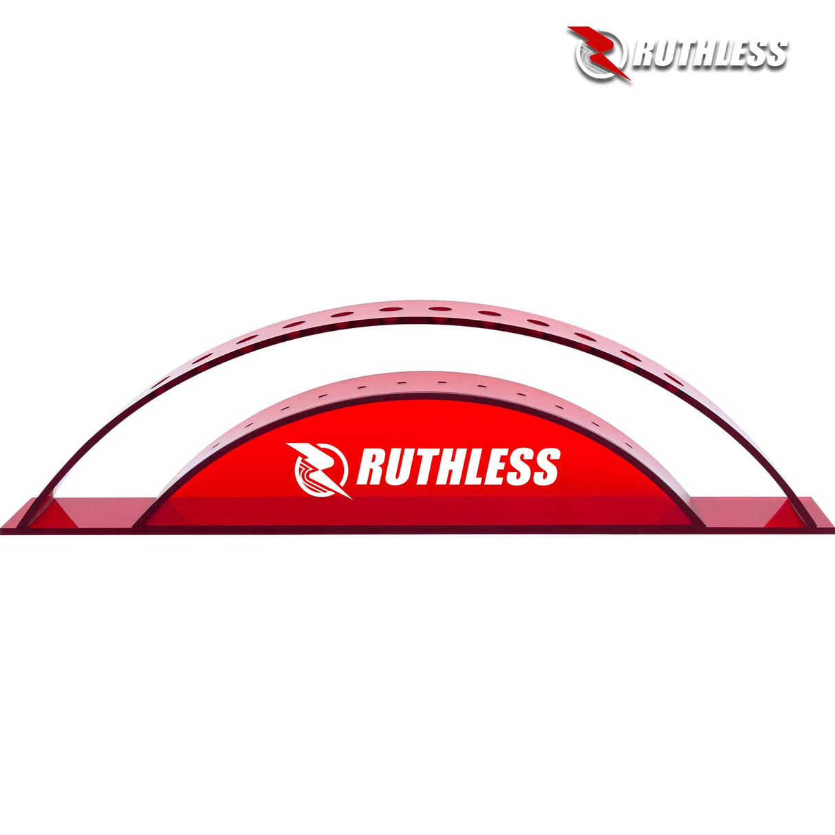 Ruthless Display Arc - 12-hole Acrylic Stand - Red