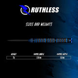 Ruthless Icestorm Darts - Steel Tip - 90% Tungsten 22g