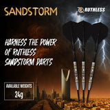 Ruthless Sandstorm Darts - Steel Tip - 90% Tungsten 24g