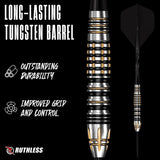 Ruthless Solar Storm Darts - Steel Tip - 90% Tungsten 23g