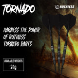 Ruthless Tornado Darts - Steel Tip - 90% Tungsten 24g