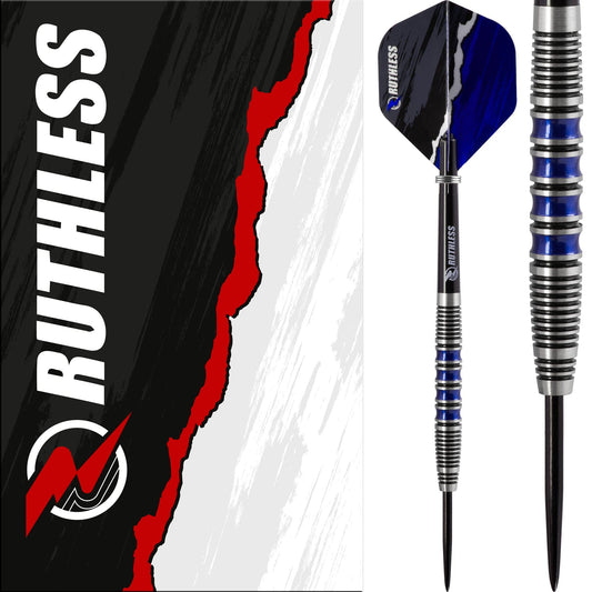 Ruthless Blue Falcon Darts - Steel Tip Tungsten - Blue 23g