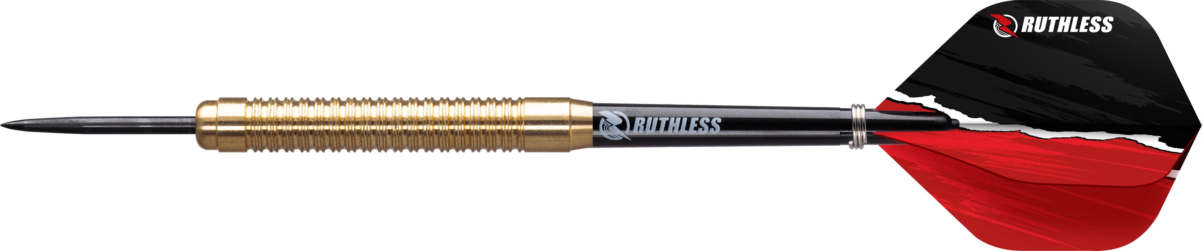Jeu De Fléchettes Ruthless Eagles - Pointe Acier, Corps Laiton, Ailettes Et Tiges Inclus - Plusieurs Poids Disponibles
