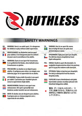Ruthless Display Arc - 12-hole Acrylic Stand - Red