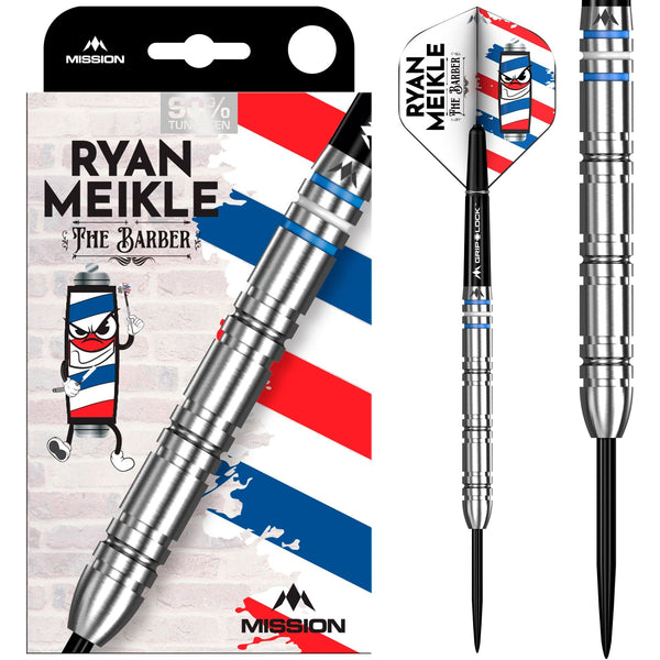 ミッション　Ryan Meikle 23g 2セット　スティール　ハード　ダーツ Mission Ryan Meikle Darts - Steel Tip - 90% Tungsten ミッション