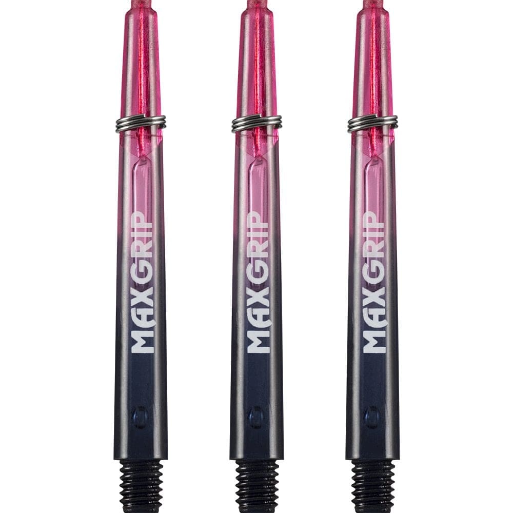*XQMax Max Grip Shafts - Gradient Dart Stems - Red Medium