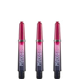 *XQMax Max Grip Shafts - Gradient Dart Stems - Red Short