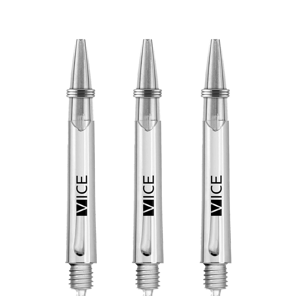 One80 Spring Tips One80 Vice Shafts - Stems with Springs - Clear