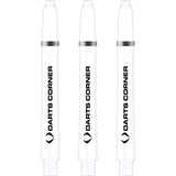 *Darts Corner Polycarbonate Shafts - Dart Stems - Milky White Medium
