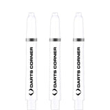 *Darts Corner Polycarbonate Shafts - Dart Stems - Milky White Tweenie