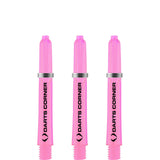 *Darts Corner Polycarbonate Shafts - Dart Stems - Pink Short