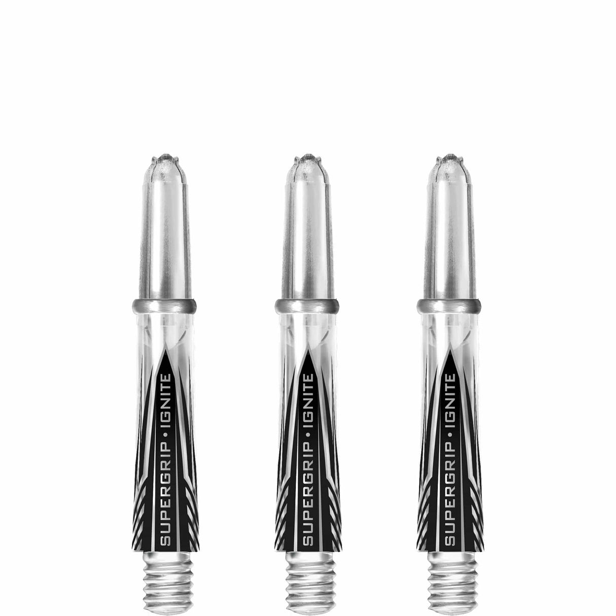 *Harrows Supergrip Ignite Shafts - Dart Stems - Clear Short