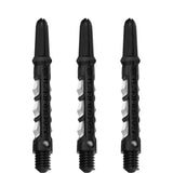 Harrows Carbon ST Shafts - Dart Stems - Black & White Tweenie