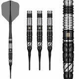 Caliburn Players Darts - Soft Tip - 90% Tungsten - Obsidian: Barry Wong 21g