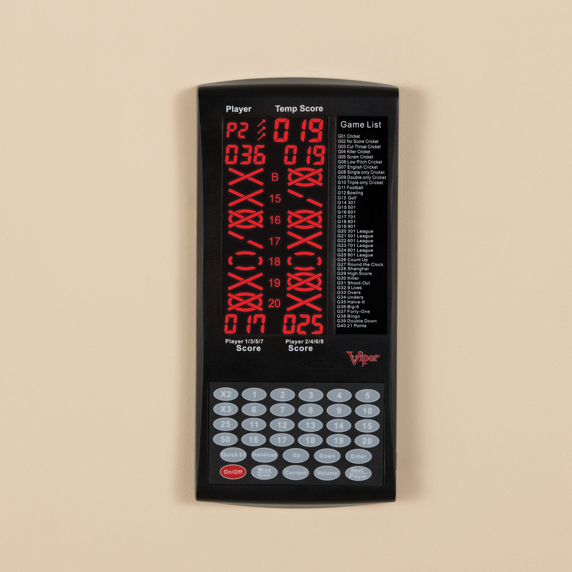 Thomas & Anca Dart Scorer Pro - Electronic Scoreboard & Multi-Tool For Darts