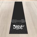 Shot Rubber Dart Mat - Heavy Duty - Floor Protection - 300cm x 60cm - Black