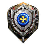 Shot Future Knights Dart Flights - 100 Micron - Standard No6 - Darkstar