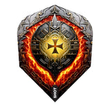 Shot Future Knights Dart Flights - 100 Micron - Standard No6 - Hachette