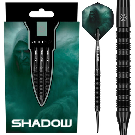 Bullet Shadow Darts - Soft Tip - 90% Tungsten 20g