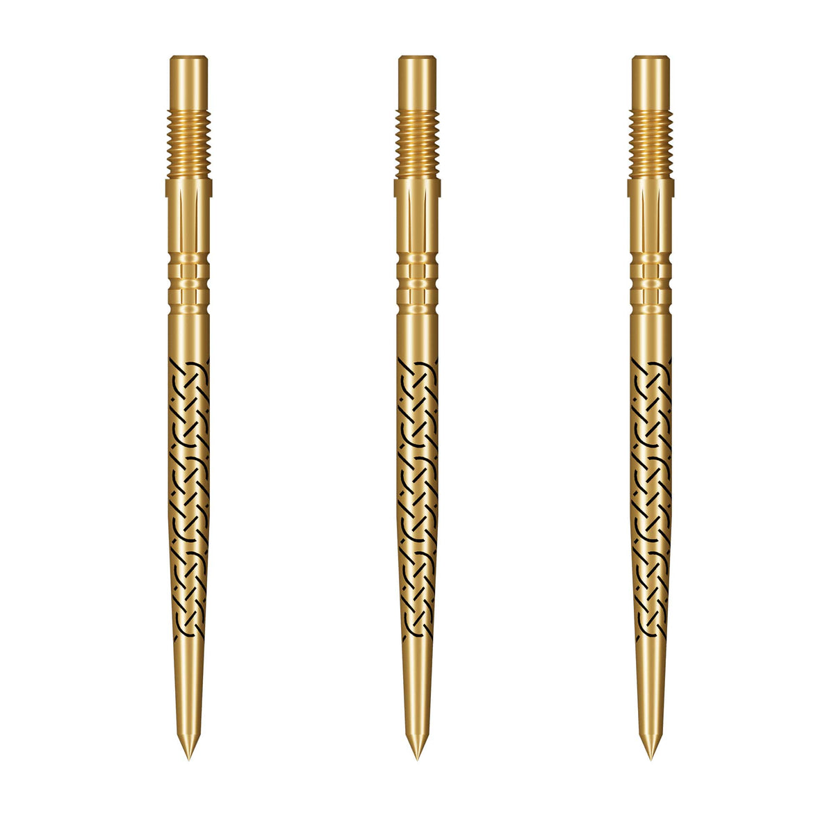 Shot Turbo Dart Points - Steel Tip - Kapene - Gold Ti