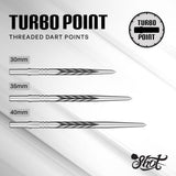Shot Turbo Dart Points - Steel Tip - Tribal Weapon