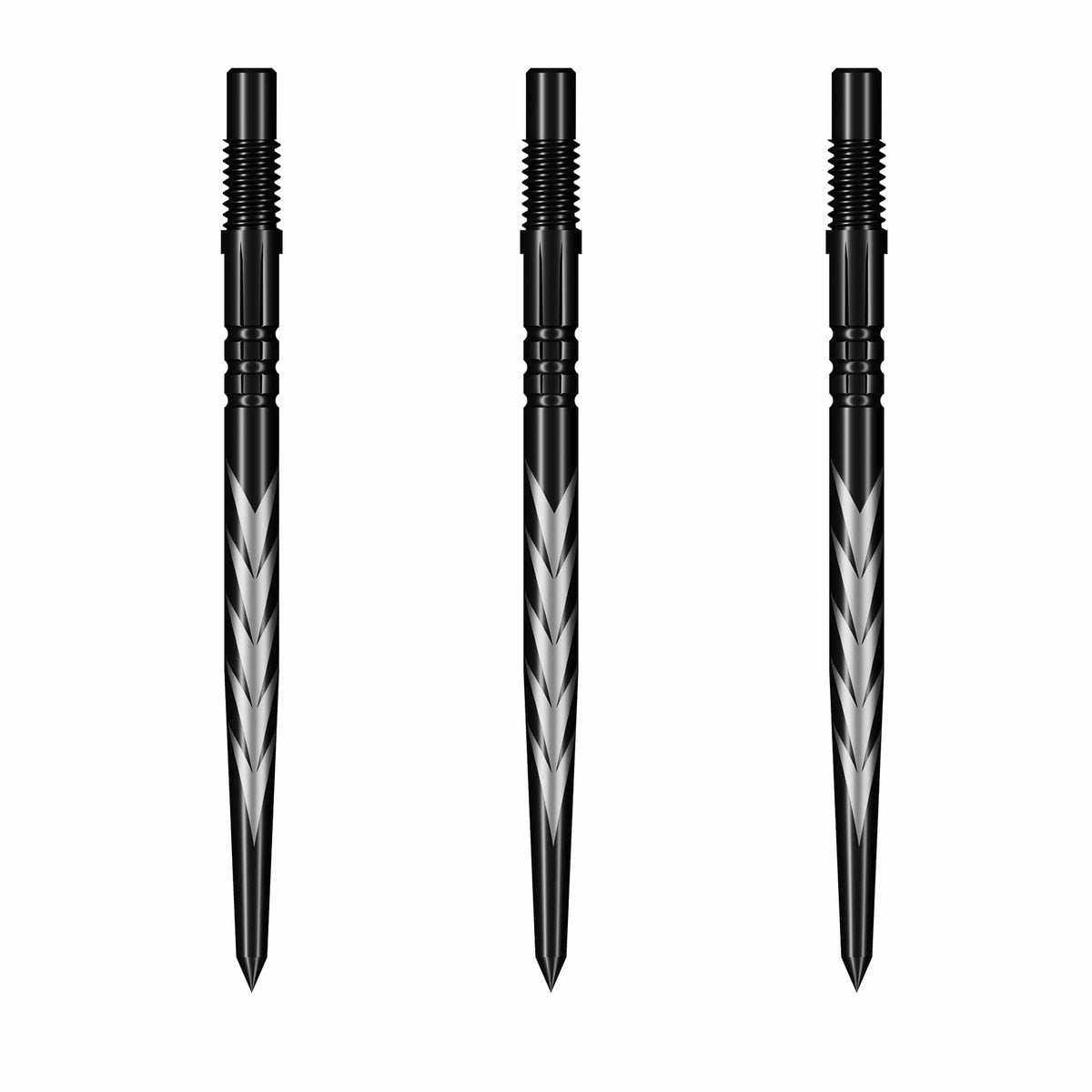 Shot Turbo Dart Points - Steel Tip - Tribal Weapon