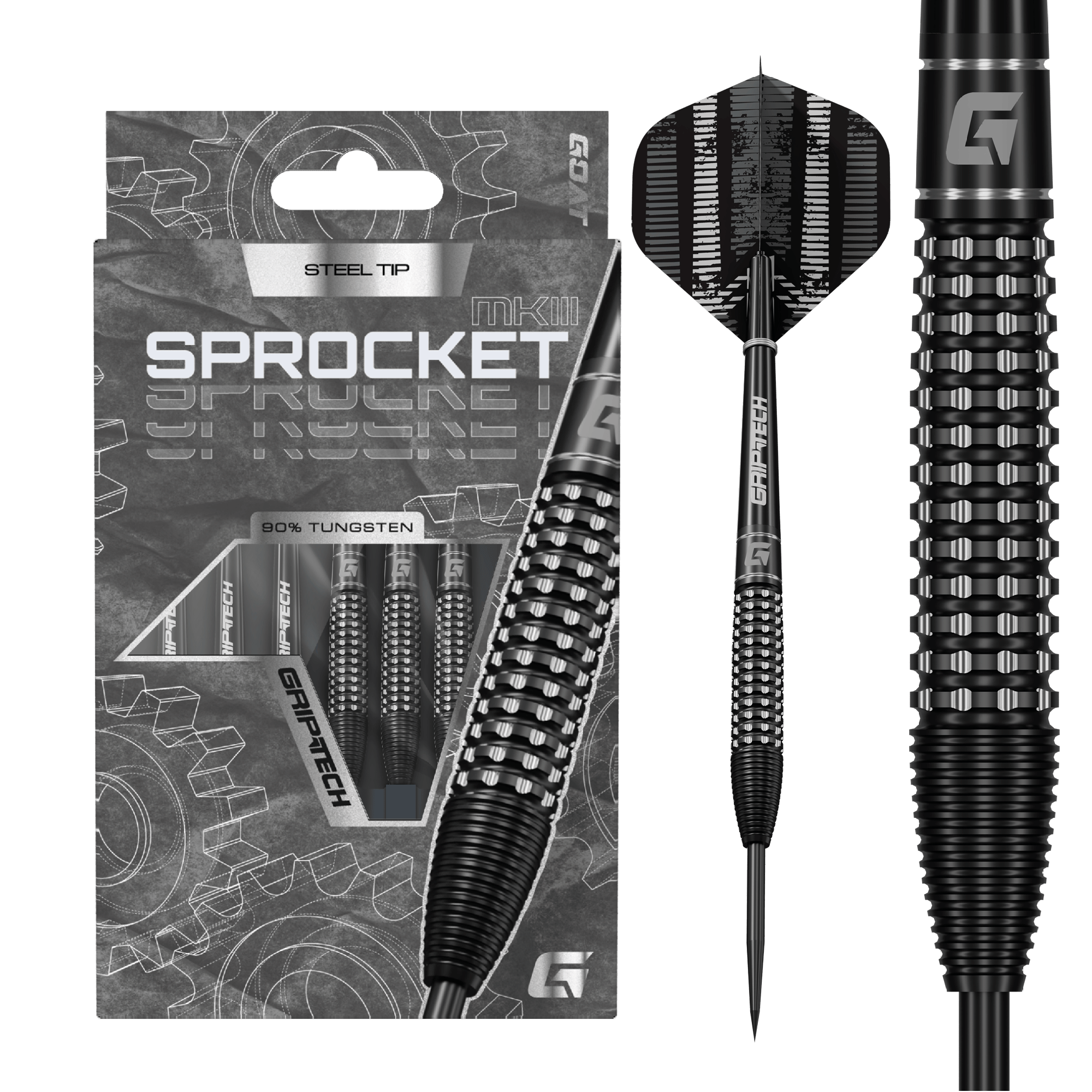 Goat Sprocket MkIII Darts - Steel Tip - 90% Tungsten