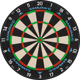 Mission Samurai 3 Dartboard - Professional - Knife Wire - Black Number Ring