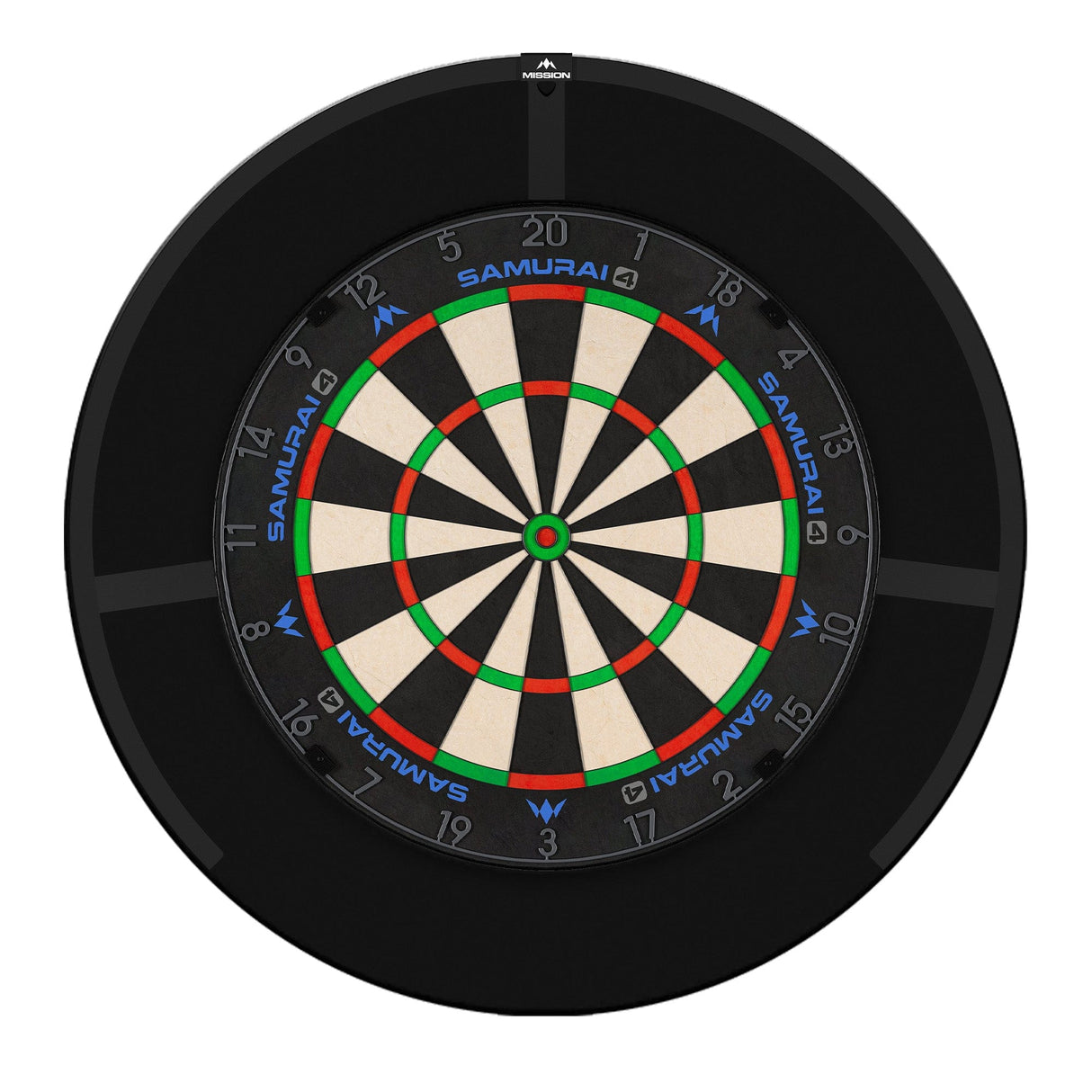 Mission Samurai 4 Dartboard Set - Dart Board, Surround & Torus 270 Light Samurai 4 Graphite