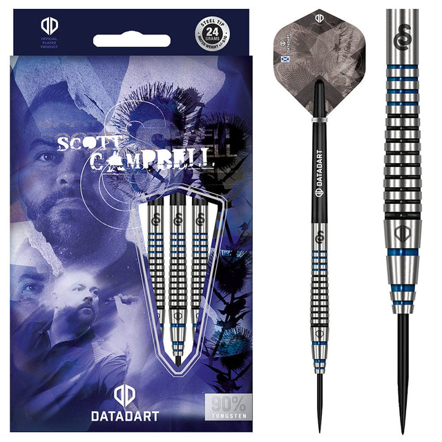 Datadart Scott Campbell Darts - Steel Tip - 90% Tungsten