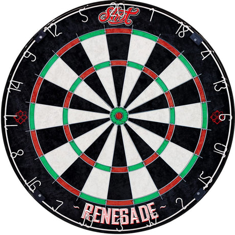 *Shot Renegade Dartboard - Starter Level - Quality Sisal - Tournament Size