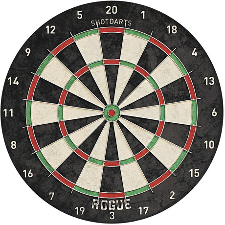 *Shot Rogue Dartboard - Starter Level - Quality Sisal - Tournament Size