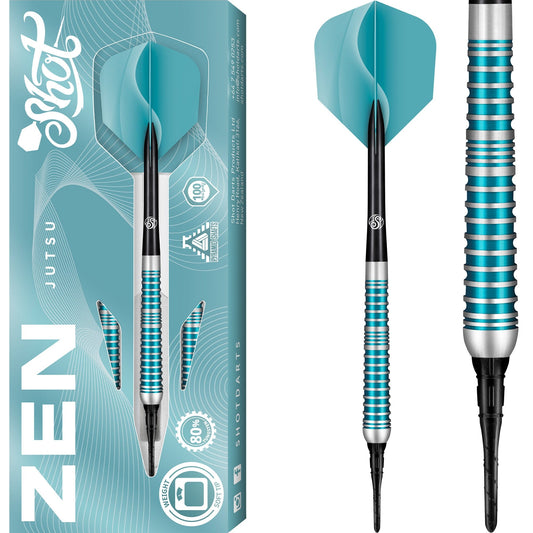 Shot Zen Darts - Soft Tip - 80% Tungsten - Jutsu 2.0 18g