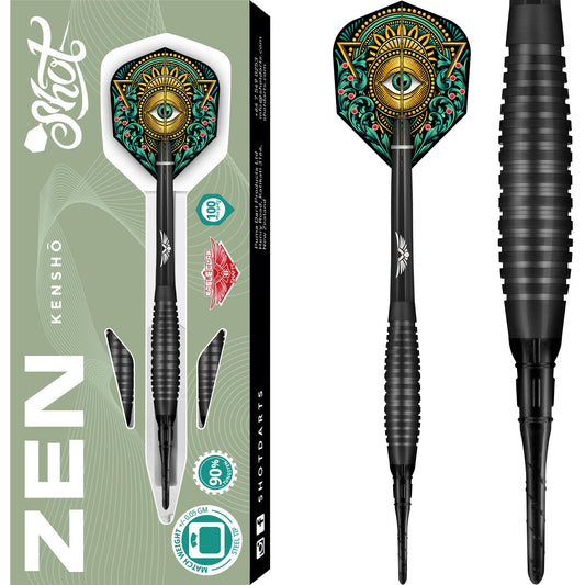 Shot Zen Darts - Soft Tip - 90% Tungsten - Kensho 18g