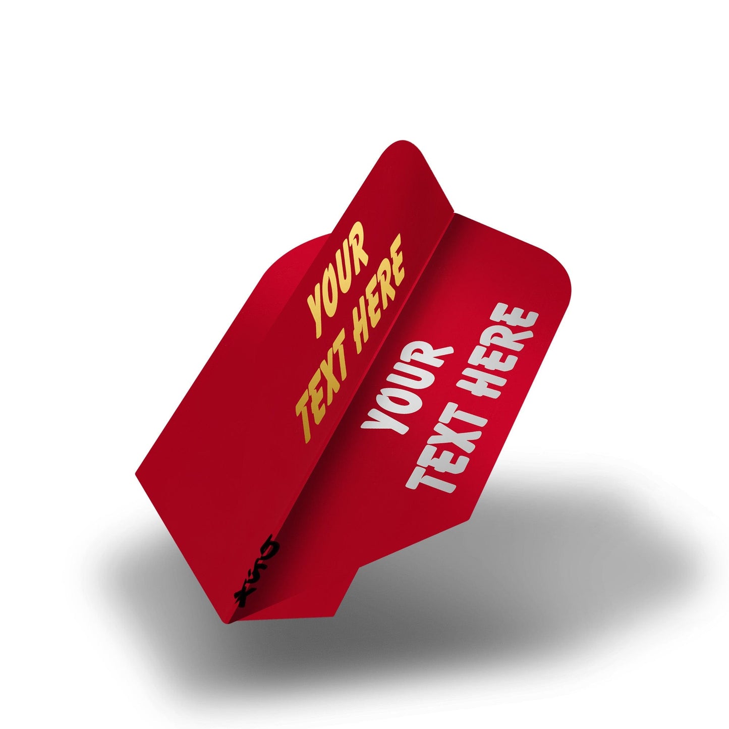 Personalised Flights - Extra Strong - Hot Foil - 5 Sets - Slim - Red