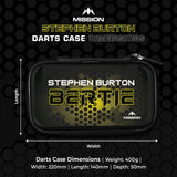 Mission Darts Players- EVA Dart Case - Stephen Burton
