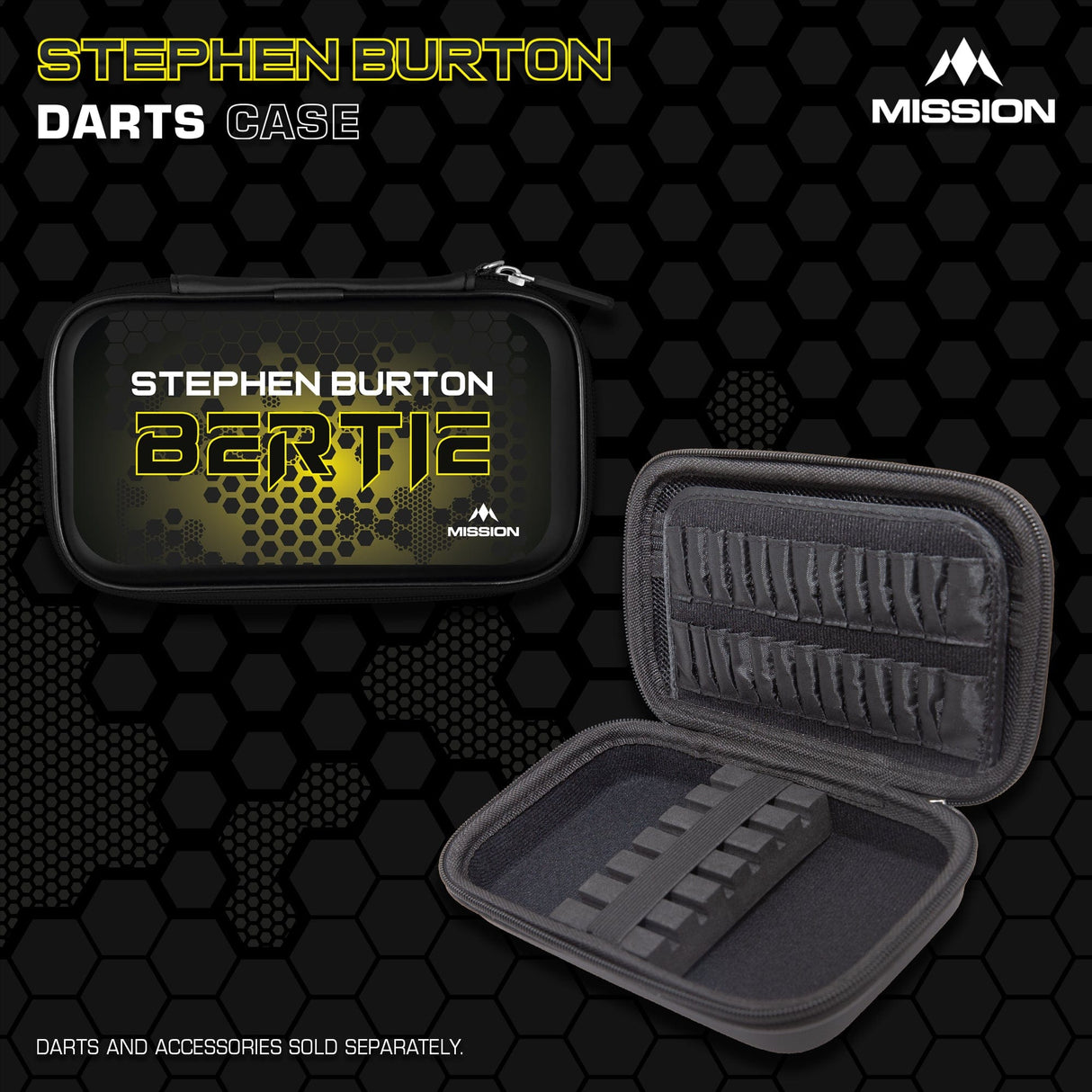 Mission Darts Players- EVA Dart Case - Stephen Burton