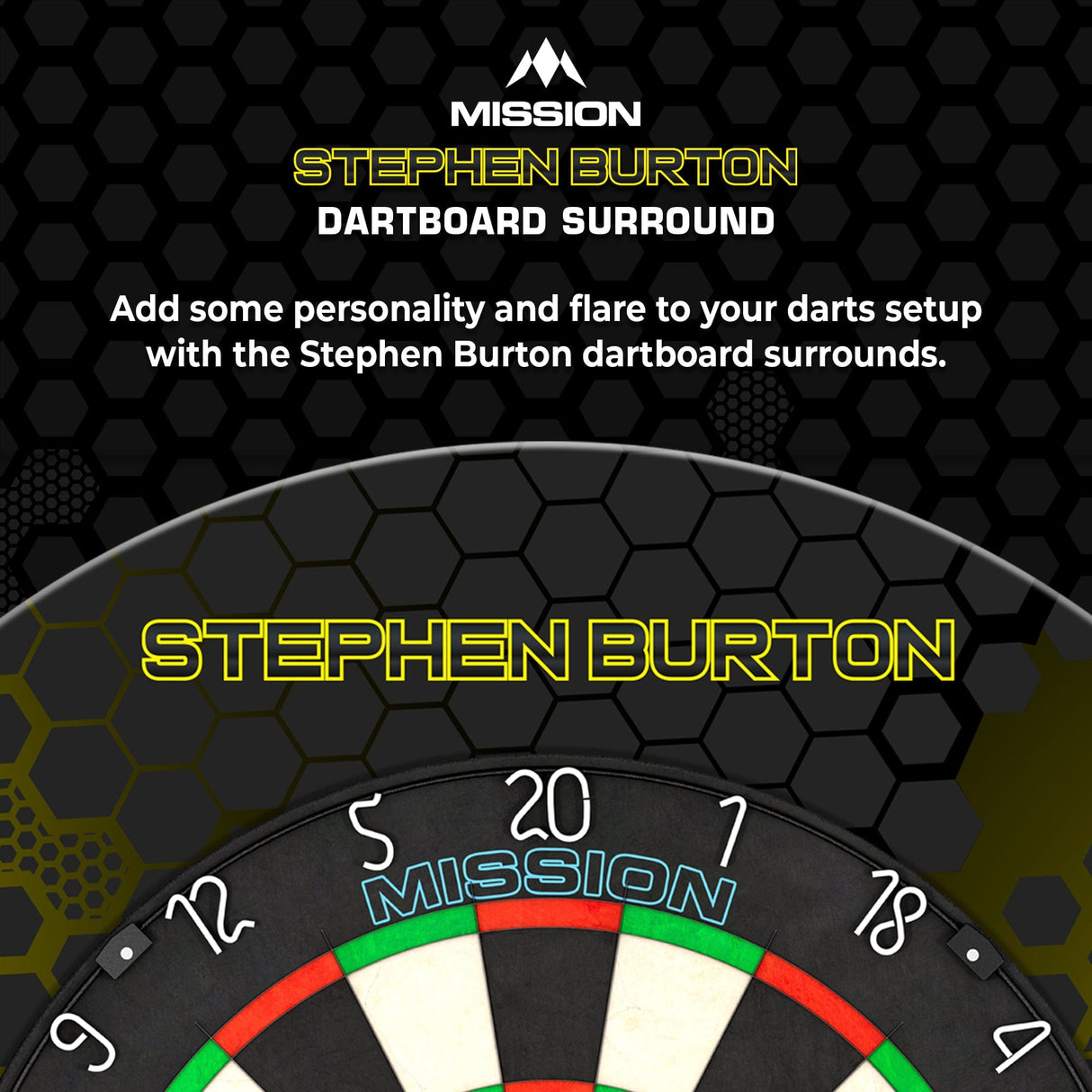 Mission Darts Players- Surround - Stephen Burton