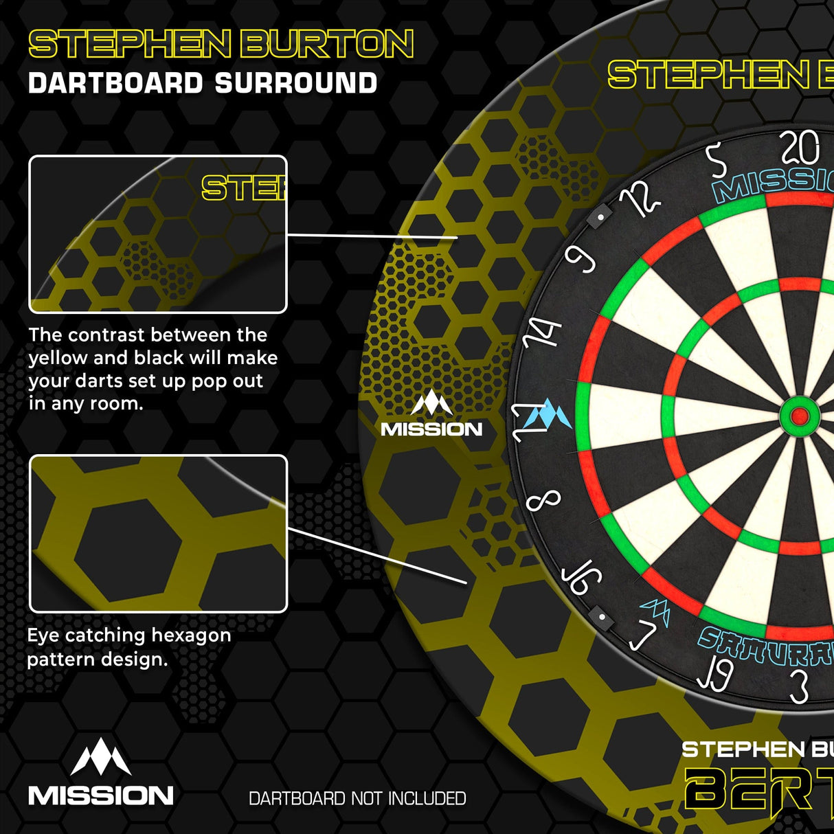 Mission Darts Players- Surround - Stephen Burton