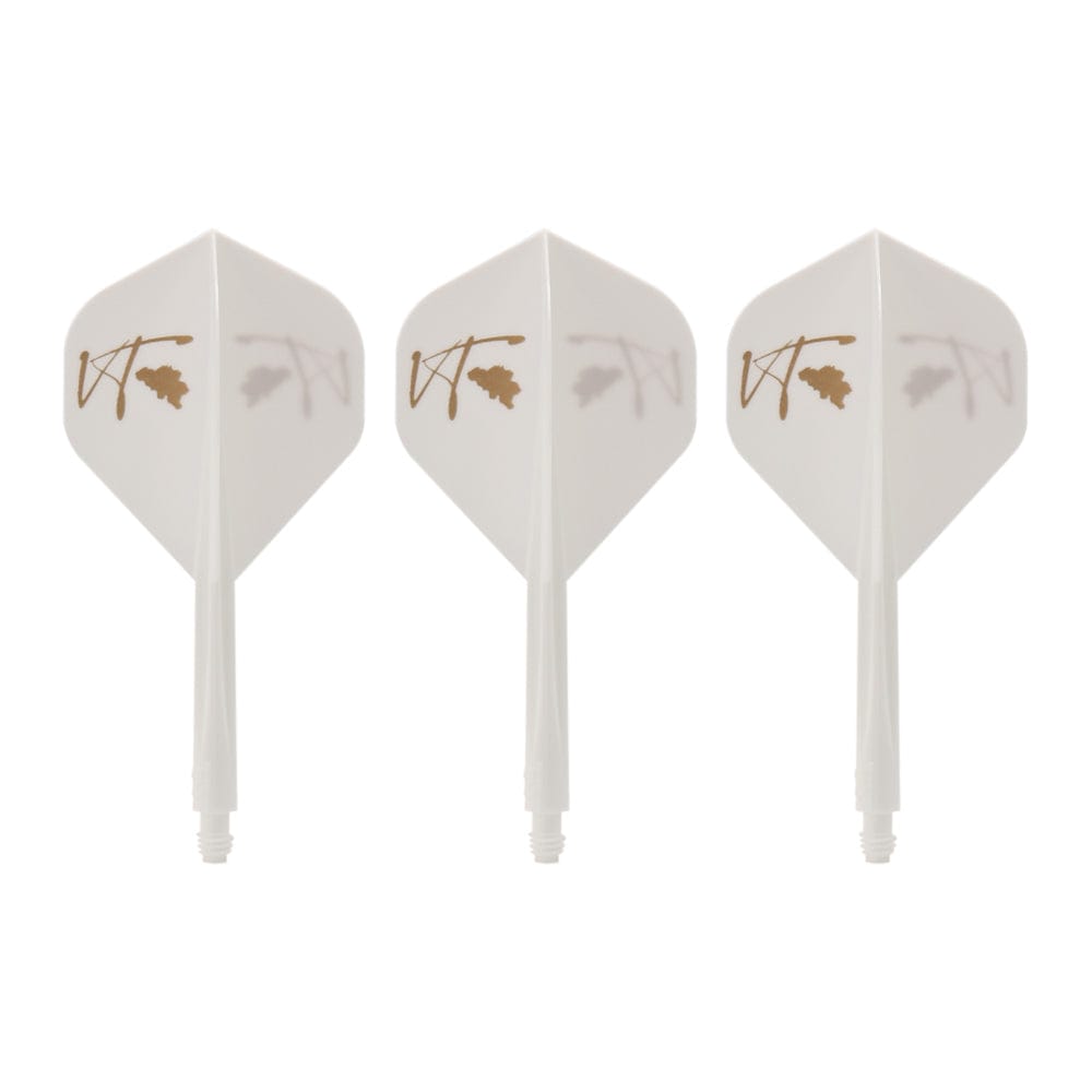 Condor AXE Dart Flights - Timothy Verbrugghe - Standard - White