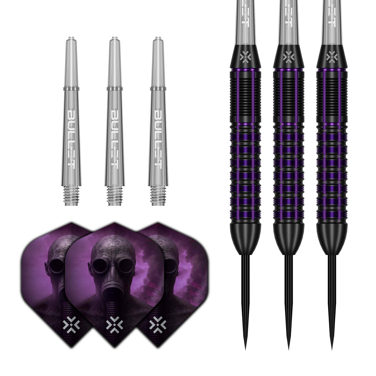 Bullet Toxic Darts - Steel Tip - Brass 23g