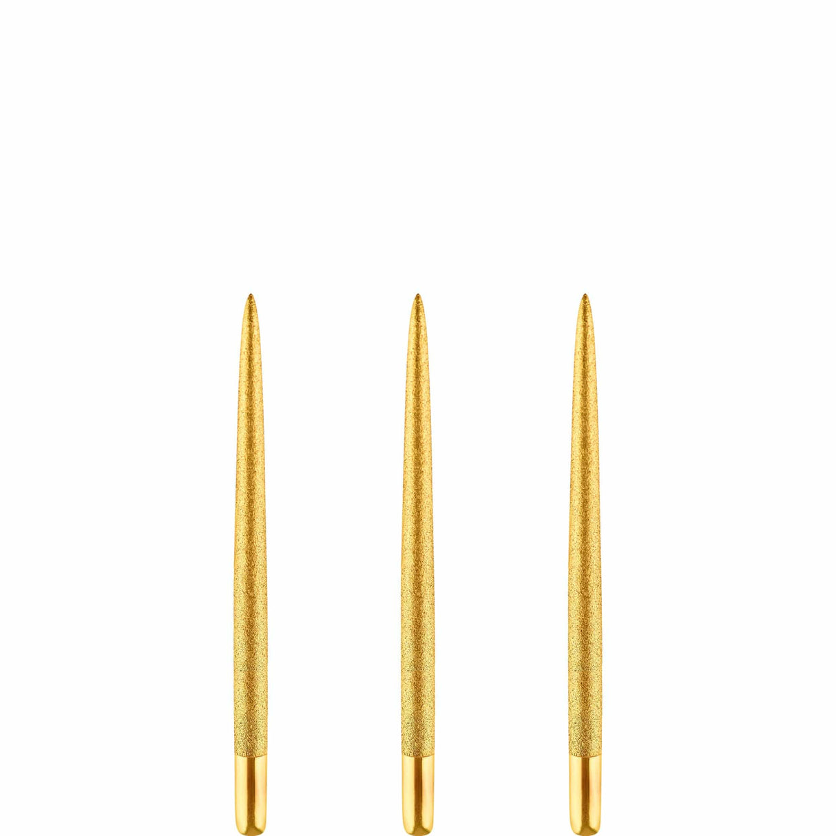 One80 Long Taper Dart Points - Sand Coated - Gold
