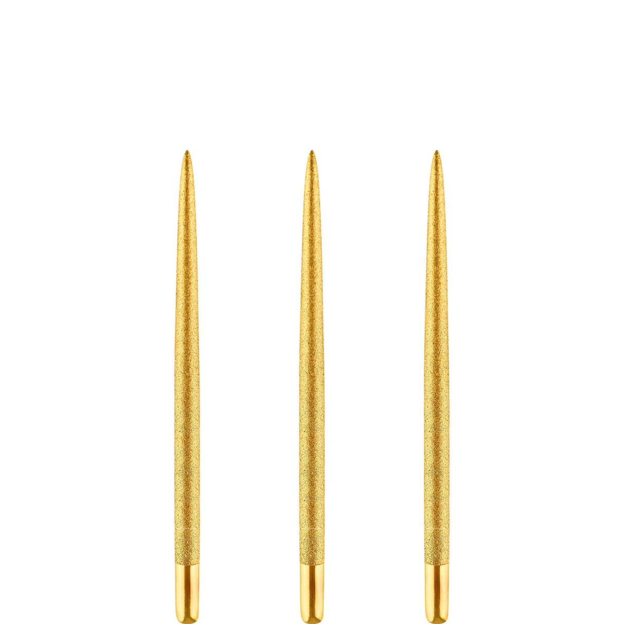 One80 Long Taper Dart Points - Sand Coated - Gold